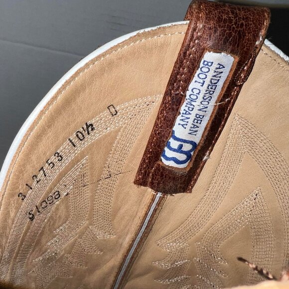 Anderson Bean full Ostrich size 10.5 D - Men's Boots - Picture 7 of 7